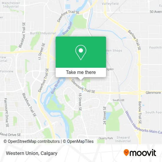 Western Union map