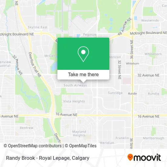 Randy Brook - Royal Lepage map