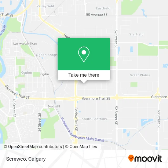 Screwco map