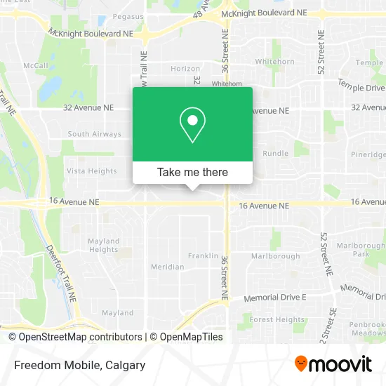Freedom Mobile map