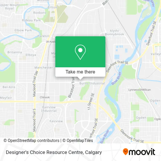 Designer's Choice Resource Centre map