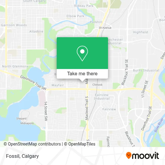 Fossil map