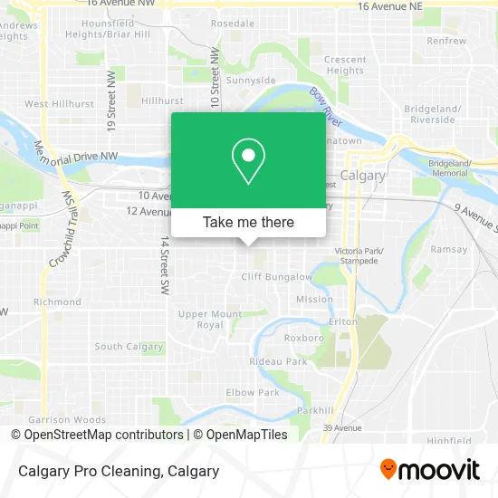 Calgary Pro Cleaning map
