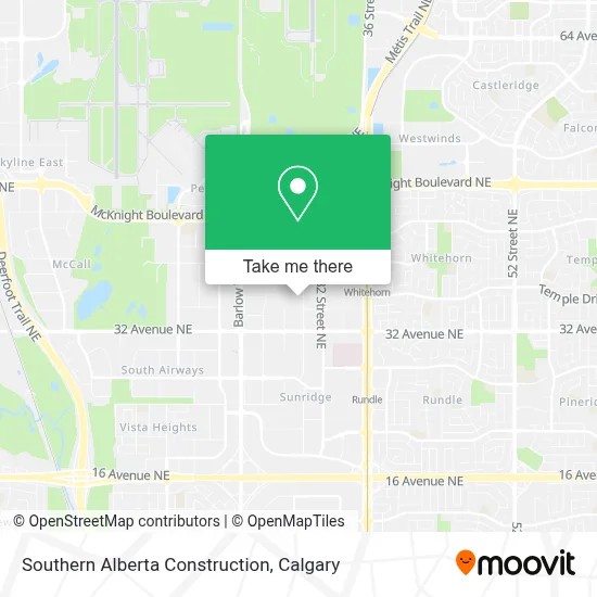Southern Alberta Construction map