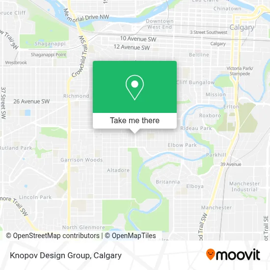 Knopov Design Group map