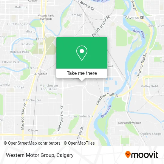 Western Motor Group map