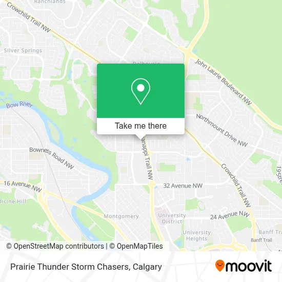 Prairie Thunder Storm Chasers map