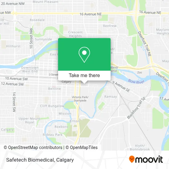 Safetech Biomedical map