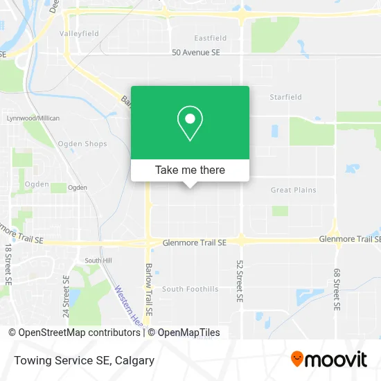 Towing Service SE map