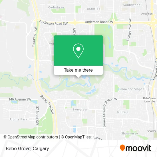 Bebo Grove map