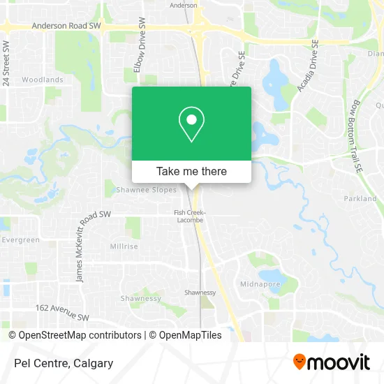 Pel Centre map