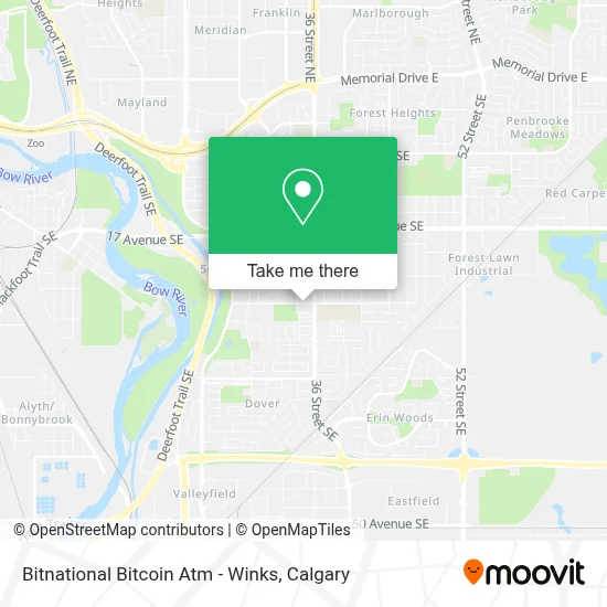 Bitnational Bitcoin Atm - Winks map