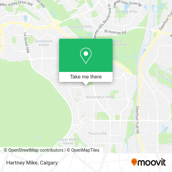 Hartney Mike map