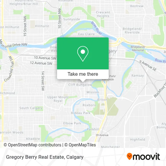 Gregory Berry Real Estate map