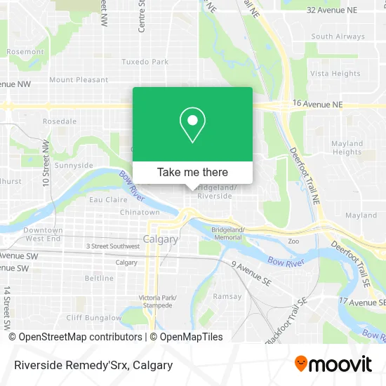 Riverside Remedy'Srx map
