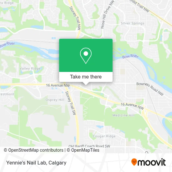 Yennie's Nail Lab map