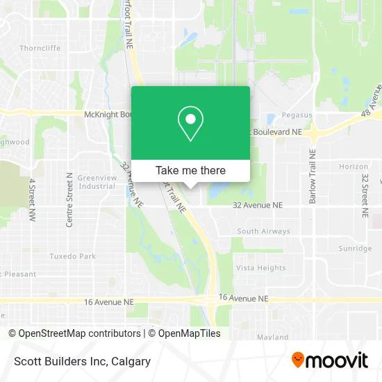 Scott Builders Inc map