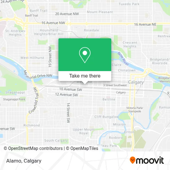 Alamo map
