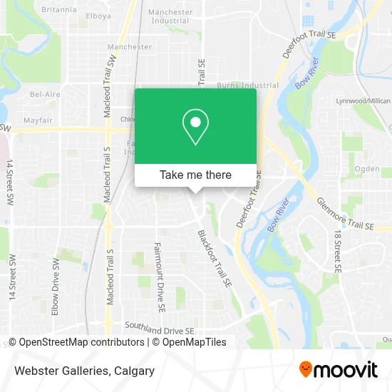 Webster Galleries map