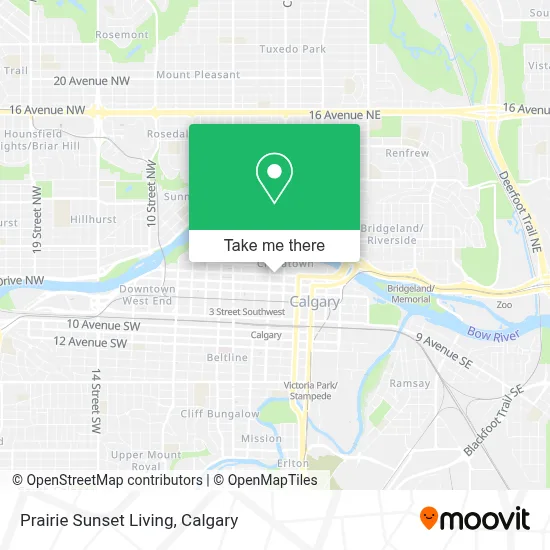 Prairie Sunset Living map