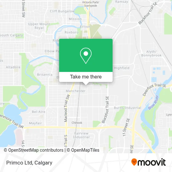 Primco Ltd map