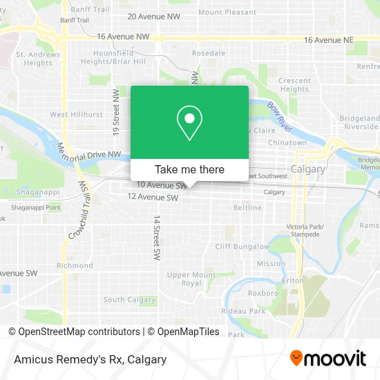 Amicus Remedy's Rx map