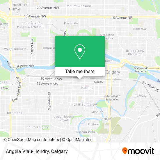 Angela Viau-Hendry map