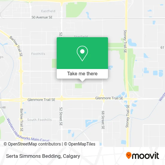 Serta Simmons Bedding map