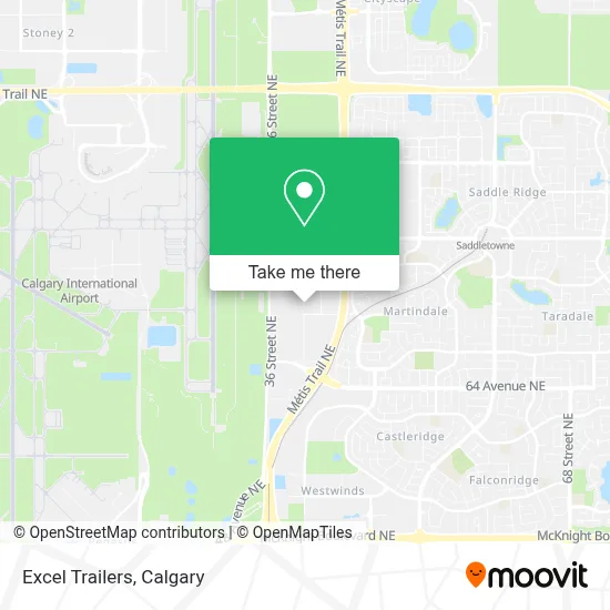Excel Trailers map