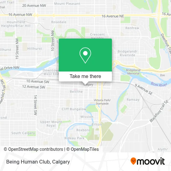Being Human Club map