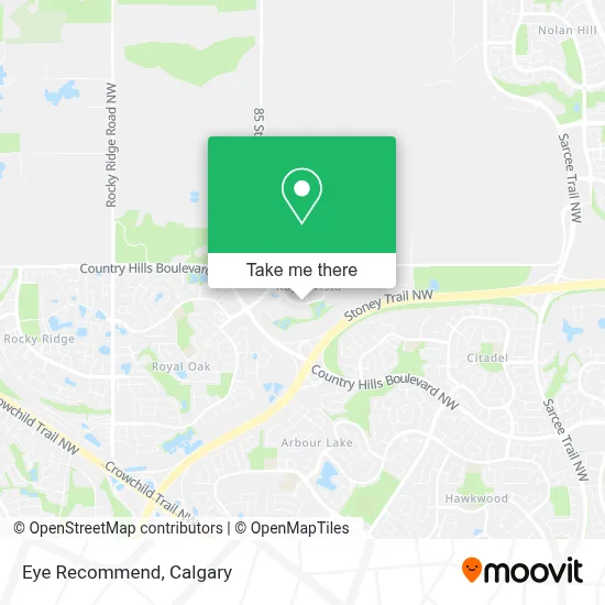 Eye Recommend map