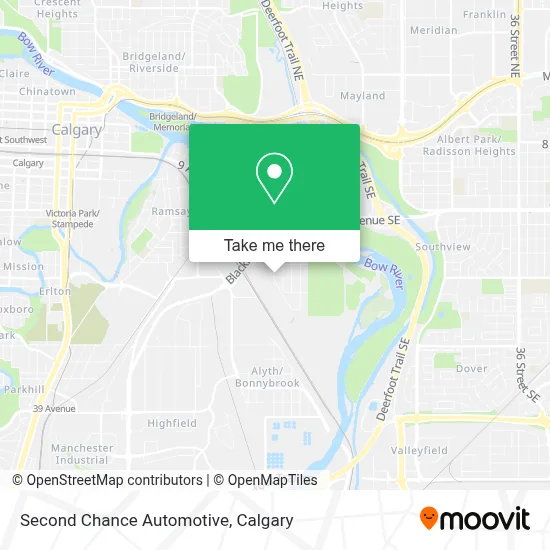 Second Chance Automotive map