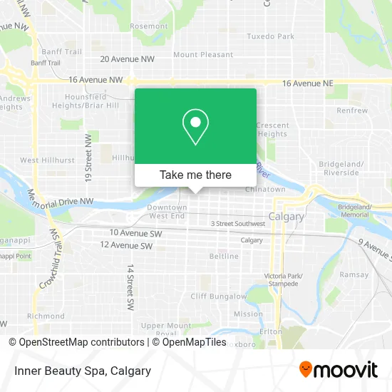 Inner Beauty Spa map