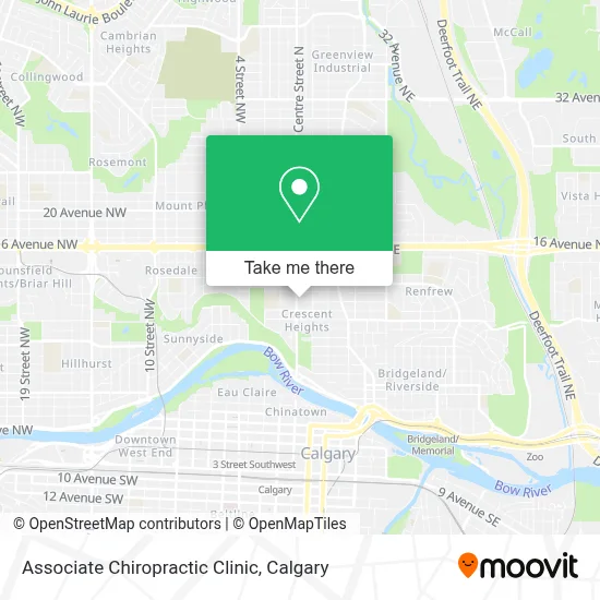 Associate Chiropractic Clinic map