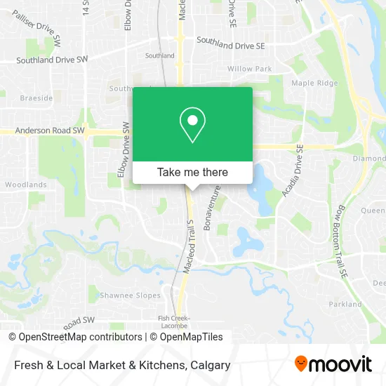 Fresh & Local Market & Kitchens map