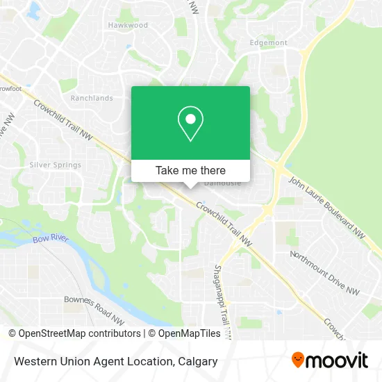 Western Union Agent Location map