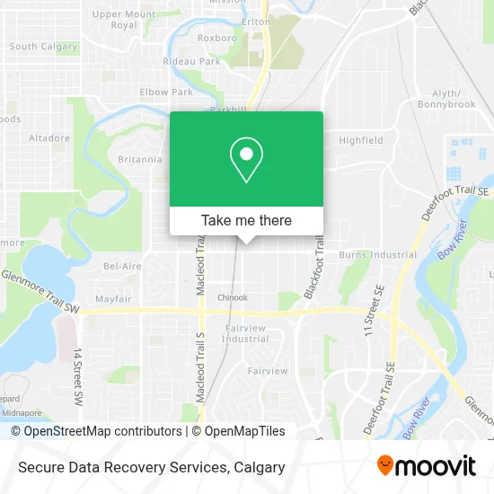 Secure Data Recovery Services map