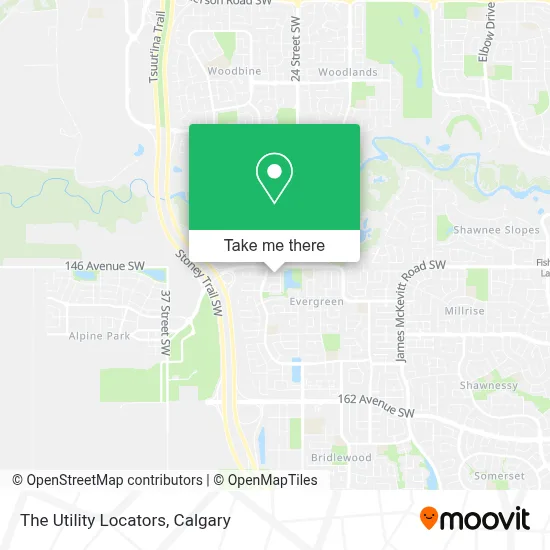 The Utility Locators map