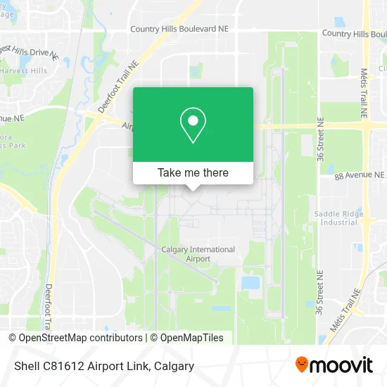 Shell C81612 Airport Link map