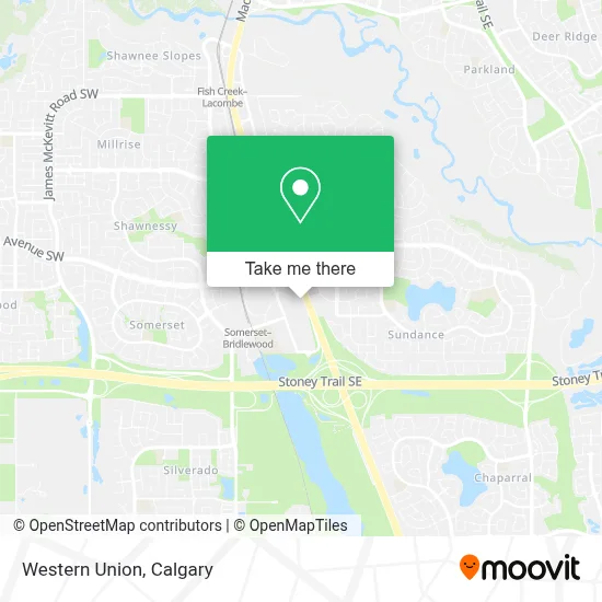 Western Union map