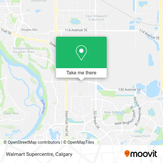 Walmart Supercentre map