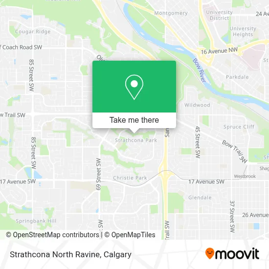 Strathcona North Ravine map