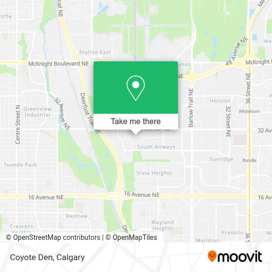 Coyote Den map