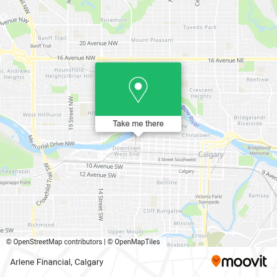 Arlene Financial map