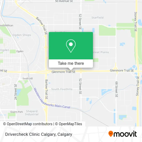 Drivercheck Clinic Calgary map