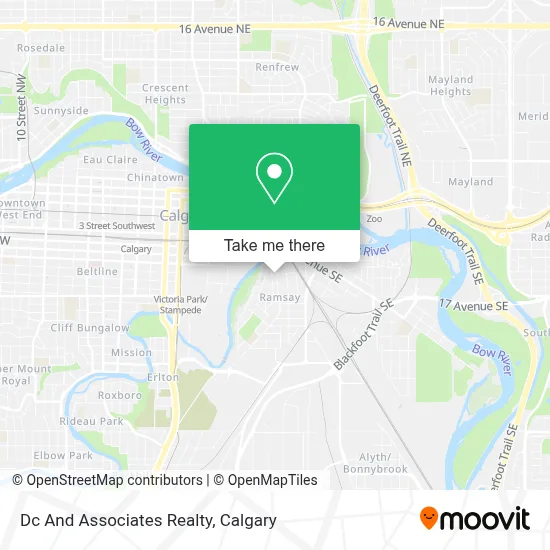 Dc And Associates Realty map