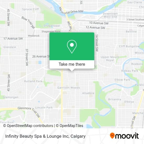 Infinity Beauty Spa & Lounge Inc map