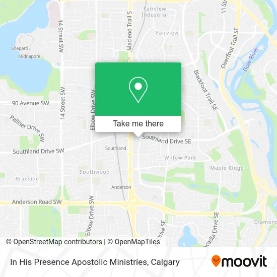 In His Presence Apostolic Ministries map