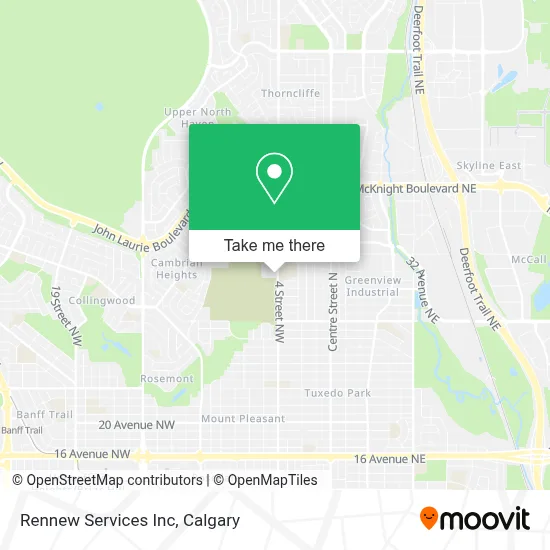 Rennew Services Inc map