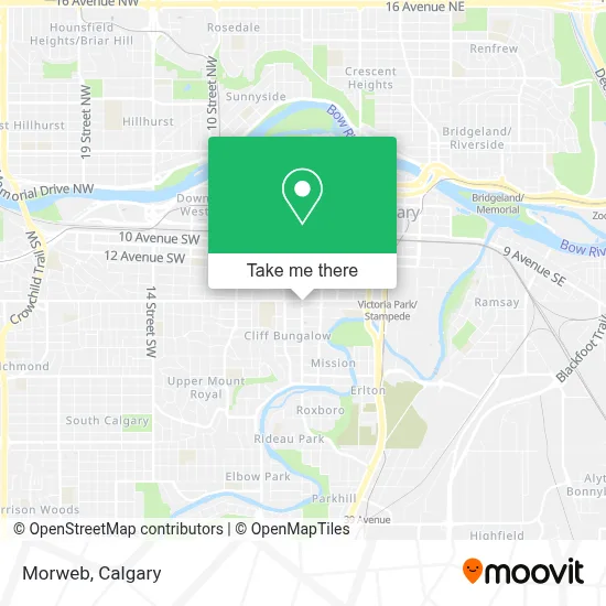 Morweb map
